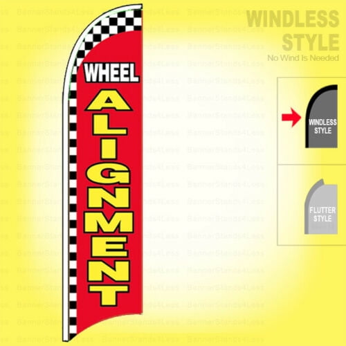 Alignment Standard Windless Swooper Flag w/ Kit Pack of 2 Alignment Standard Windless Swooper Flag w/ Kit Pack of 2